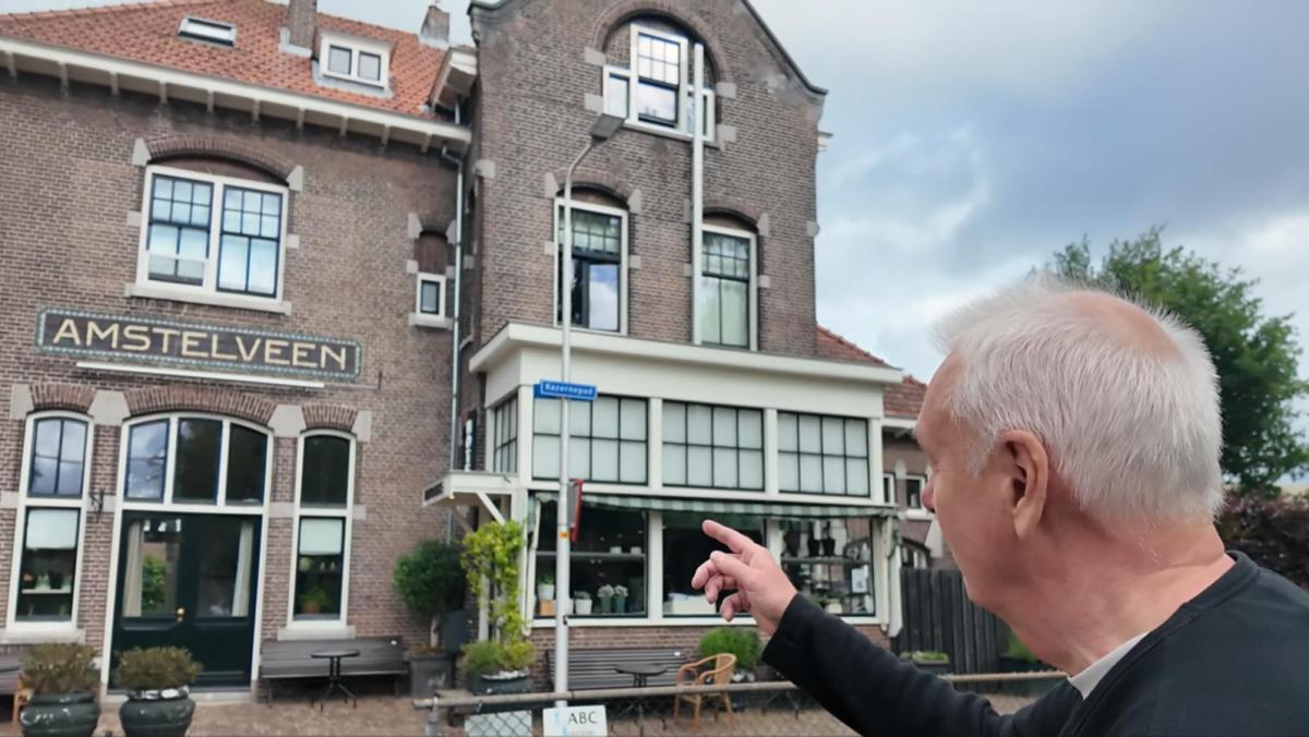 Johan Elfner maakte van een oud station in Amstelveen een hotel: 