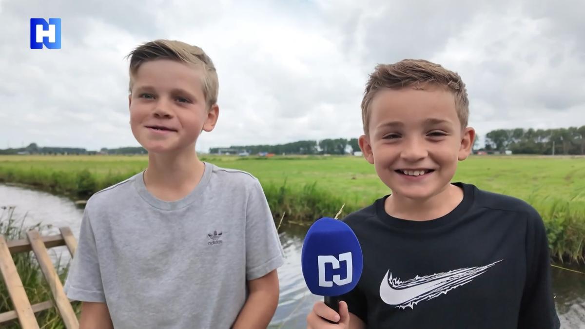 Jop en Jax chillen in hun eigen hut