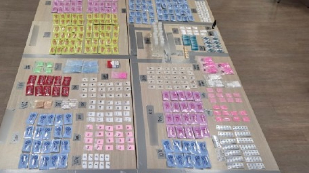 Closed storage facility and home in North contained half of Opium List: at least 22 types of drugs