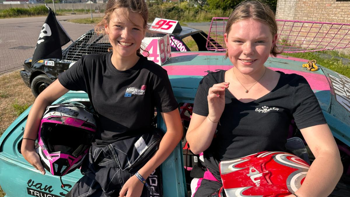 Anna (12) doet mee aan Autocross Texel: 