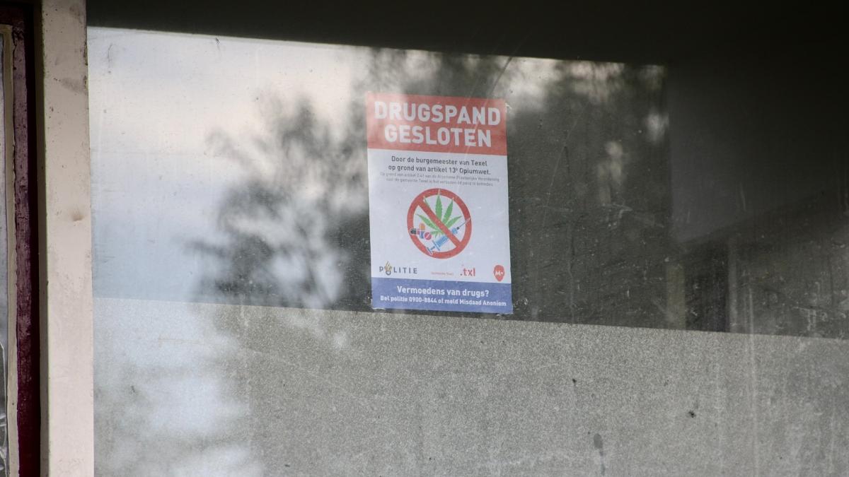 Drugspand gesloten op Texel