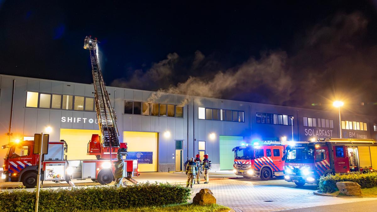 Brand in bedrijfspand Amstelveen zorgt voor veel rook