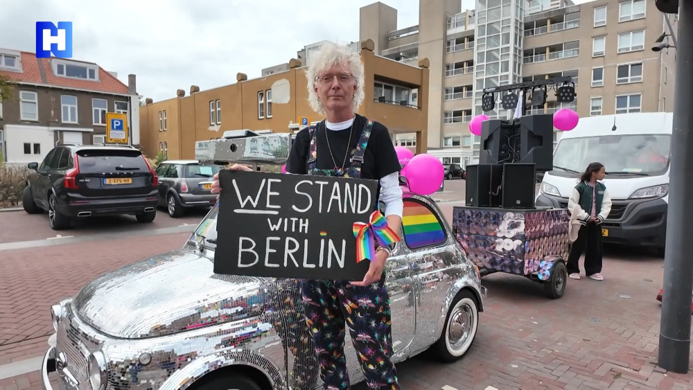 After violence in Berlin, one message rings out in Zandvoort: 'Love conquers hate'