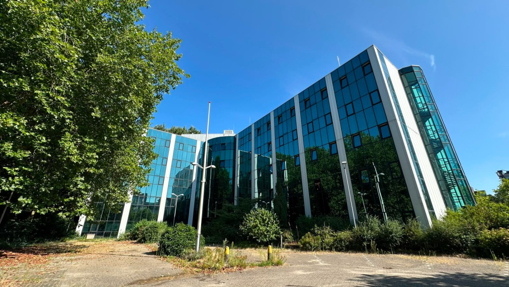 Future asylum seeker center building squatted in Diemen