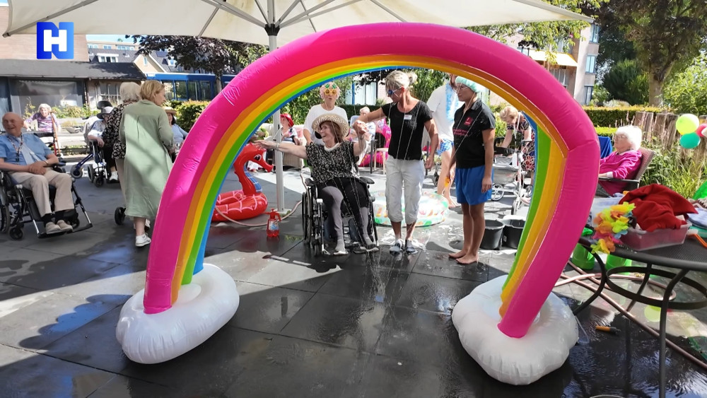 Rollator car wash to combat summer lull: nursing home creates extra activities