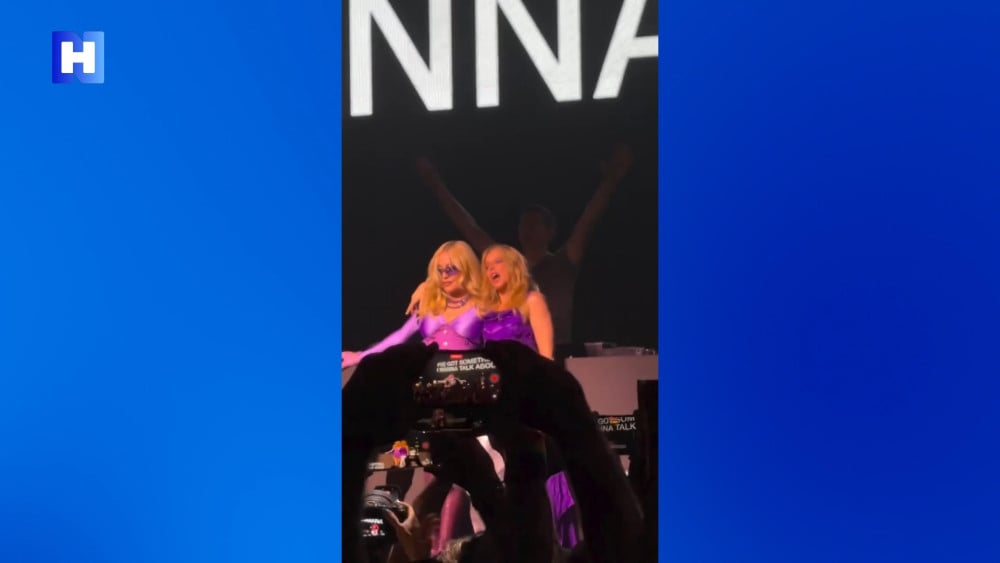 Kylie Minogue also joins Madonna on stage at World Pride Music Festival