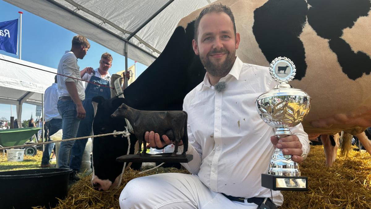 De koeien van boer Maarten stelen de show tijdens Landbouwshow Opmeer