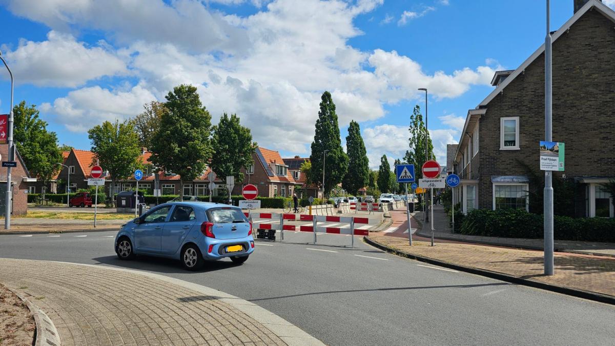 Verkeersproef: Haarlemse Pijlslaan vier maanden lang eenrichtingsverkeer