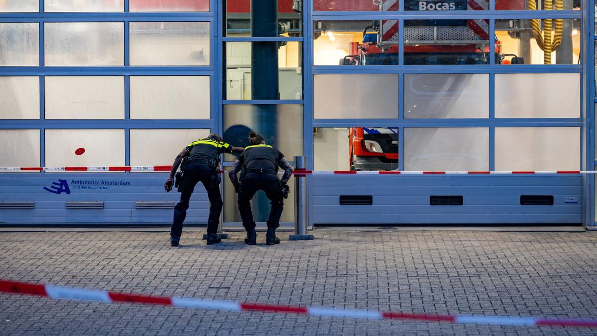 Ook kazerne Osdorp nu doelwit, derde inbraak bij brandweerkazerne deze week