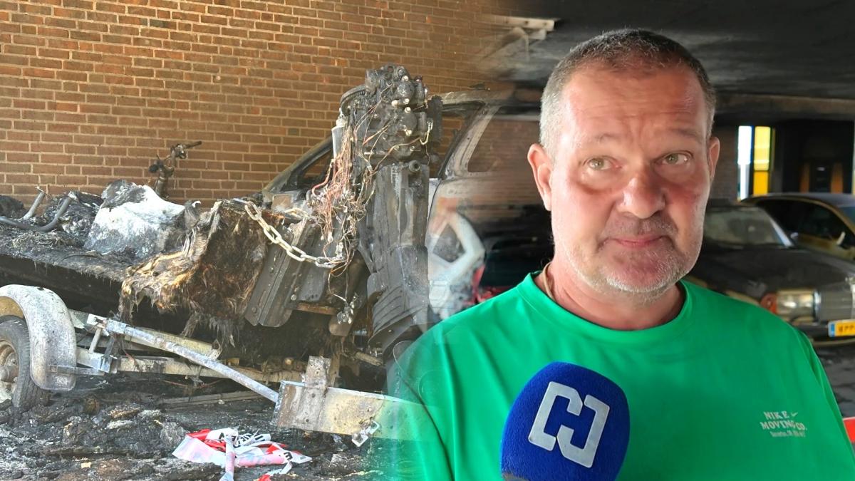 Vincent zag zijn vakantie in vlammen opgaan door brand
