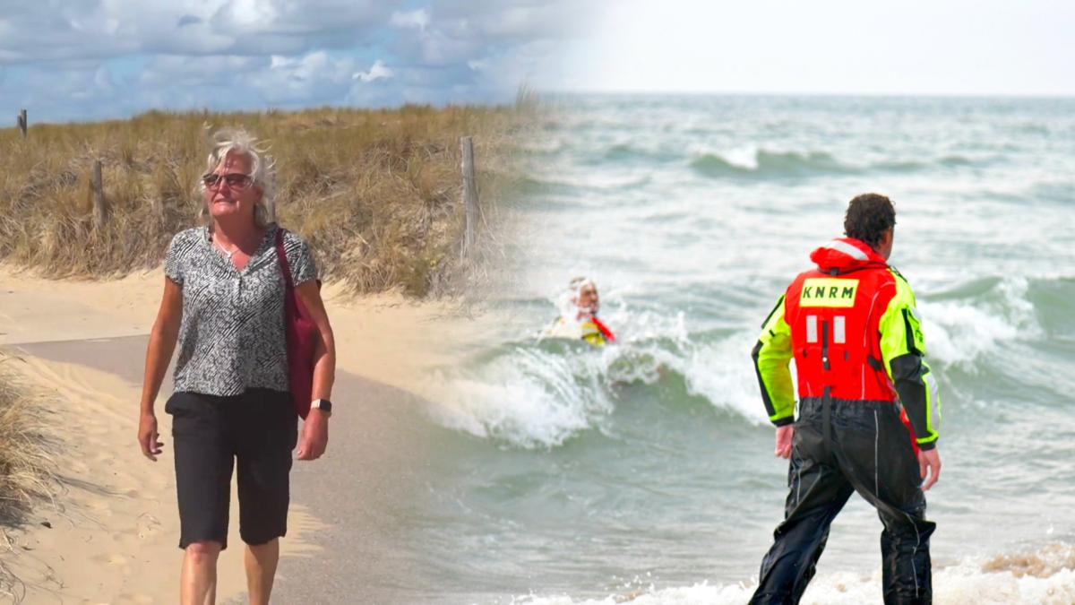 Ina hielp mee bij dramatische zoekactie naar vermiste zwemmer Callantsoog