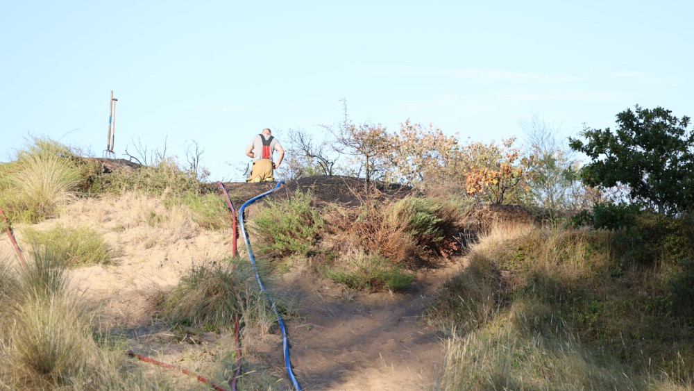Short, intense dune fire near Zandvoort