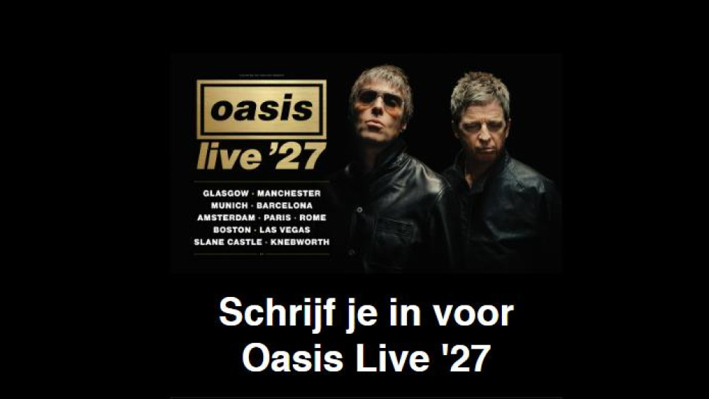 Oasis front standing tickets will cost you 250 euros