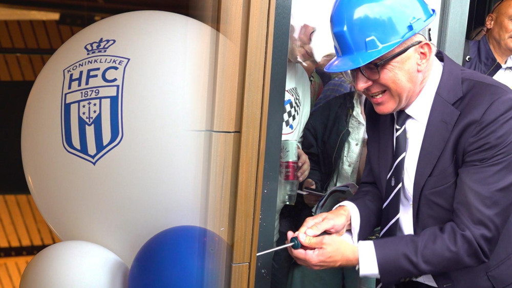 Long-cherished new clubhouse of Koninklijke HFC festively opened