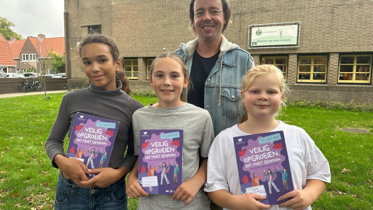 Deze kinderen zetten zich in voor Veilig Thuis: 