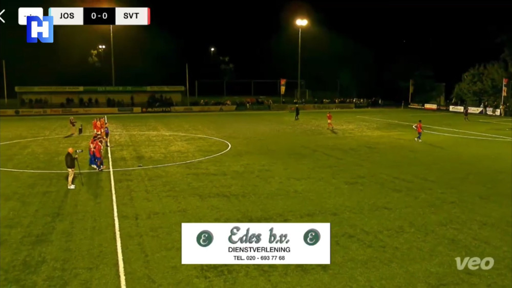 Floodlights fail during decisive JOS Watergraafsmeer penalty: "Suddenly it was dark"