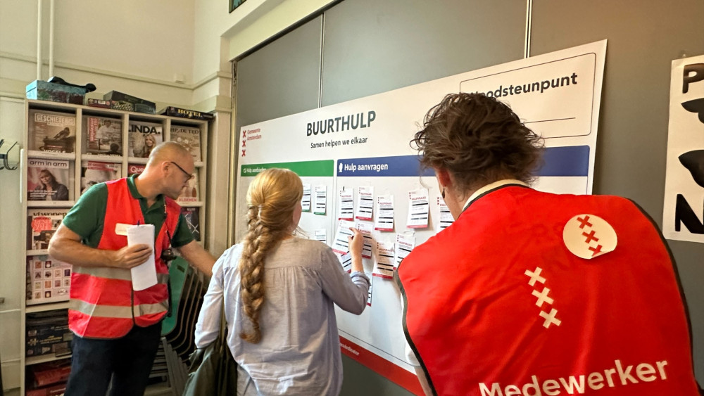 Who gets priority in a crisis situation? Amsterdam practices with emergency support centers
