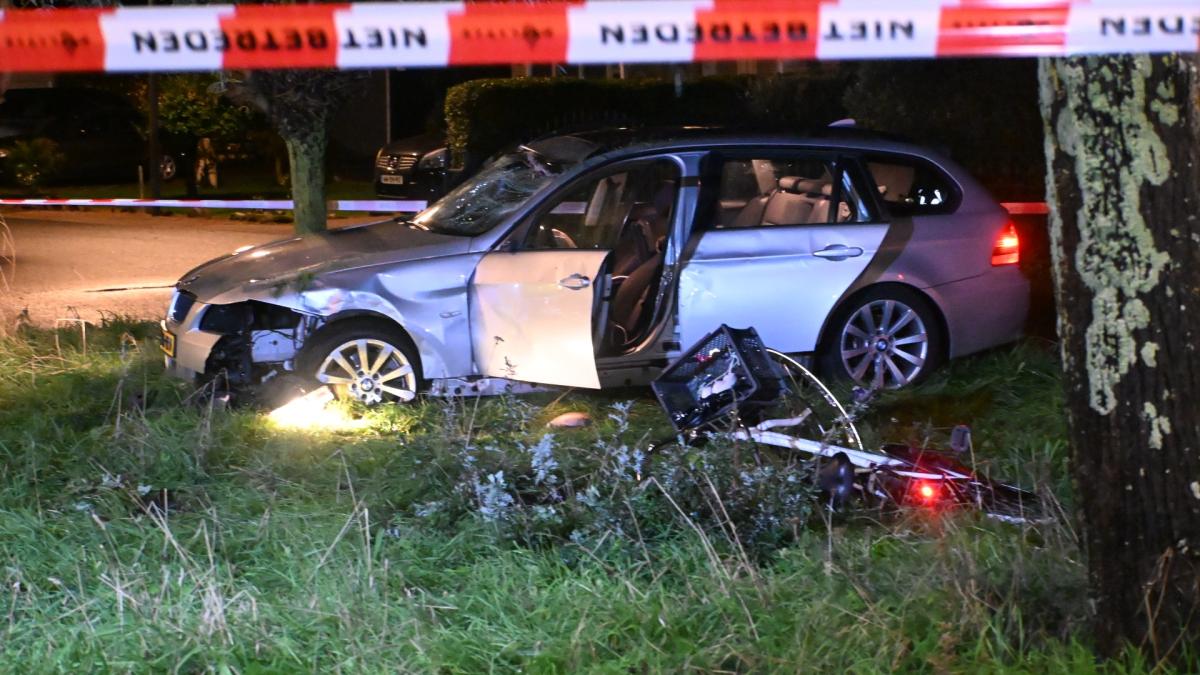 Automobilist buiten bewustzijn na botsing tegen boom in Oudorp