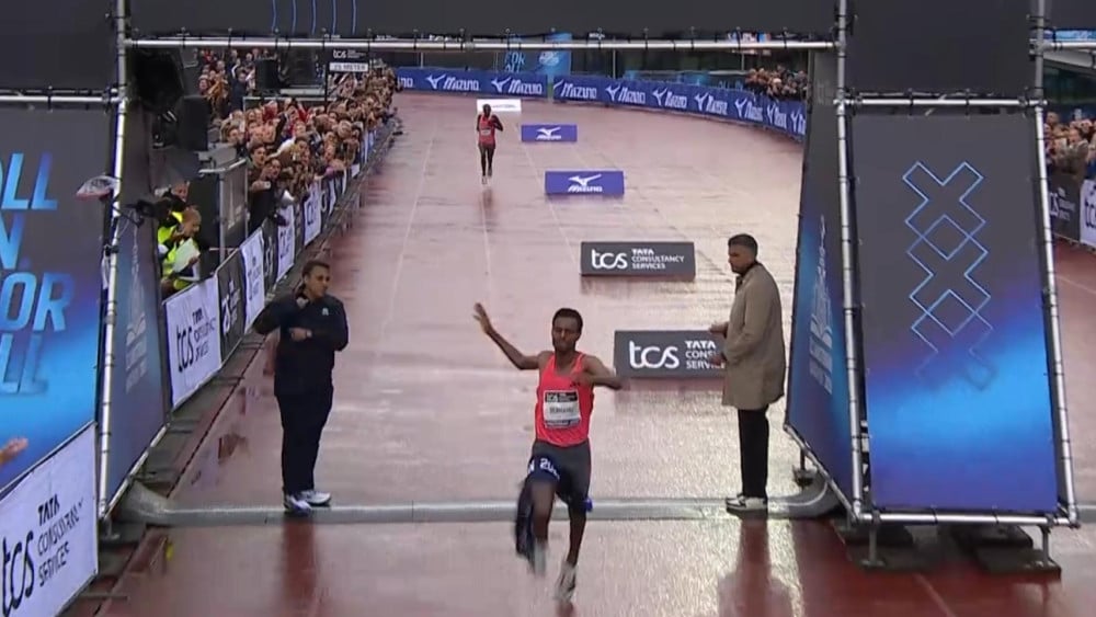 Berhanu wins the Amsterdam Marathon