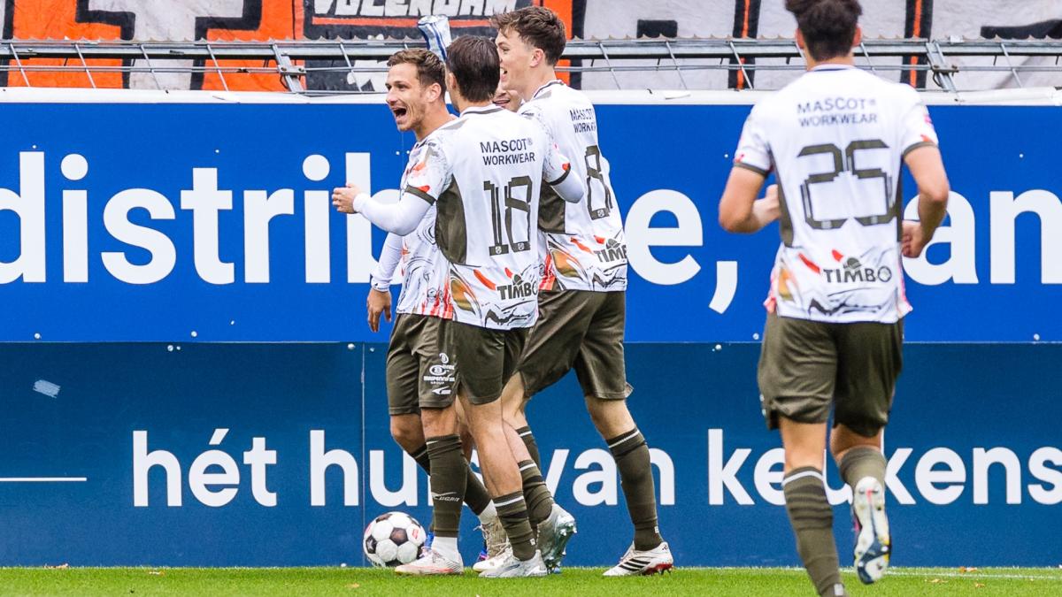 Eerste punt op vreemde bodem voor Volendam: 