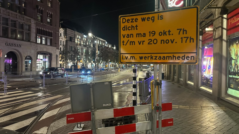 Rokin to remain closed to cyclists for another month