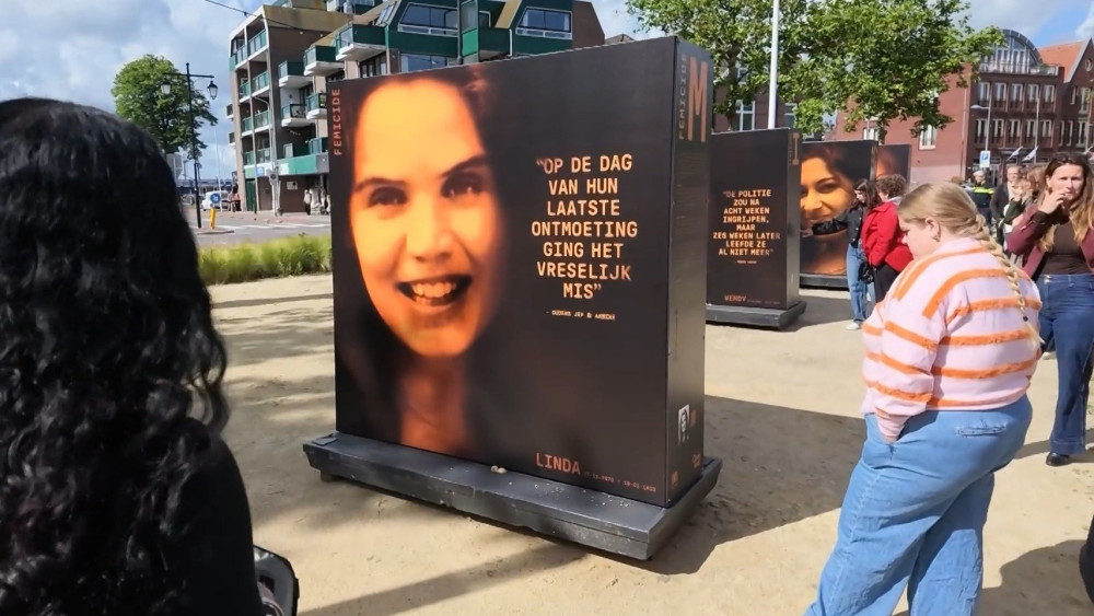 Exhibition on femicide on display in Diemen for three weeks
