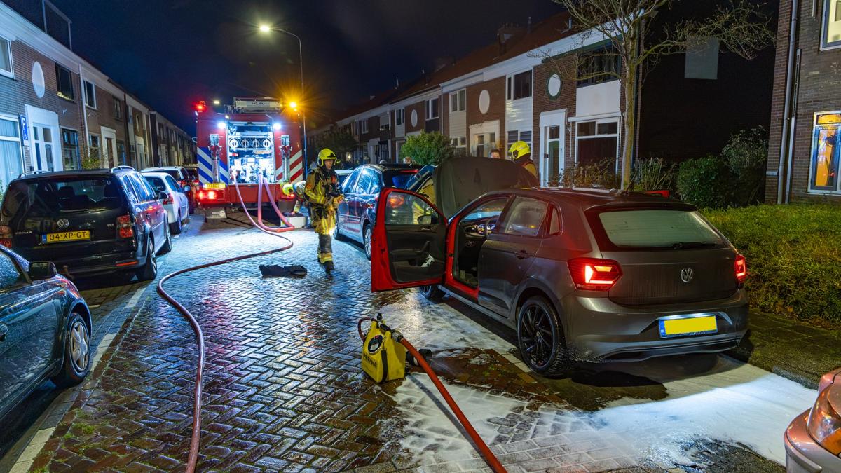 Autobrand in Beverwijk, politie gaat uit van brandstichting