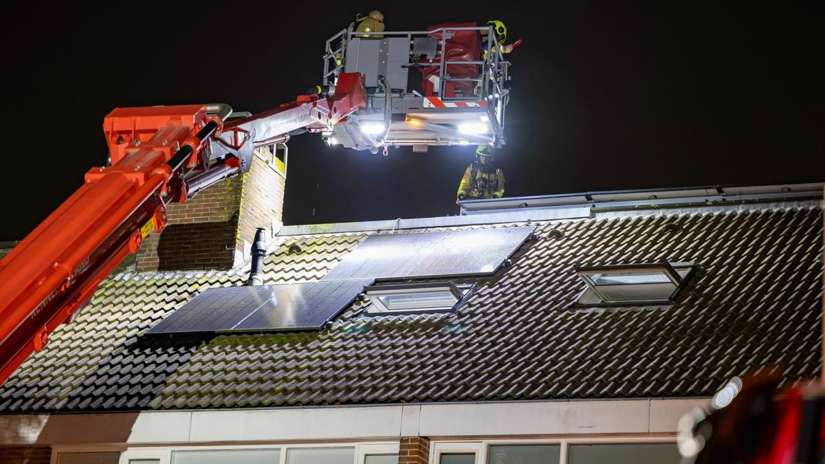 Schoorsteenbrand in Spaarndam snel onder controle