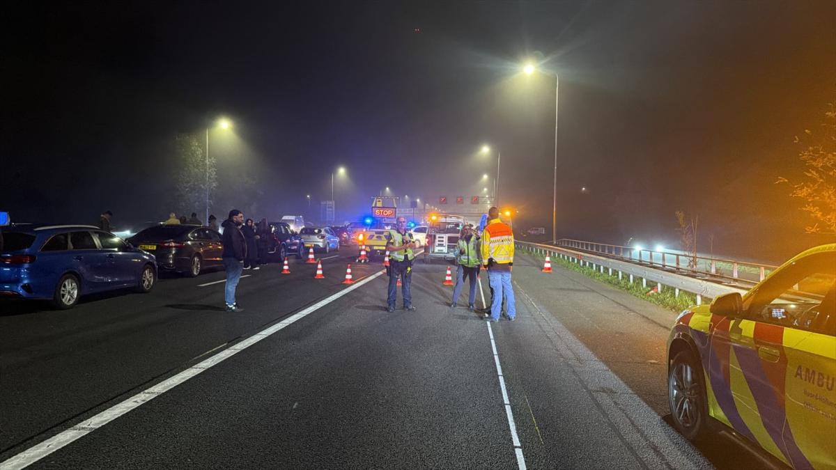 Persoon overleden na aanrijding op A9 bij Heiloo, weg richting Alkmaar dicht