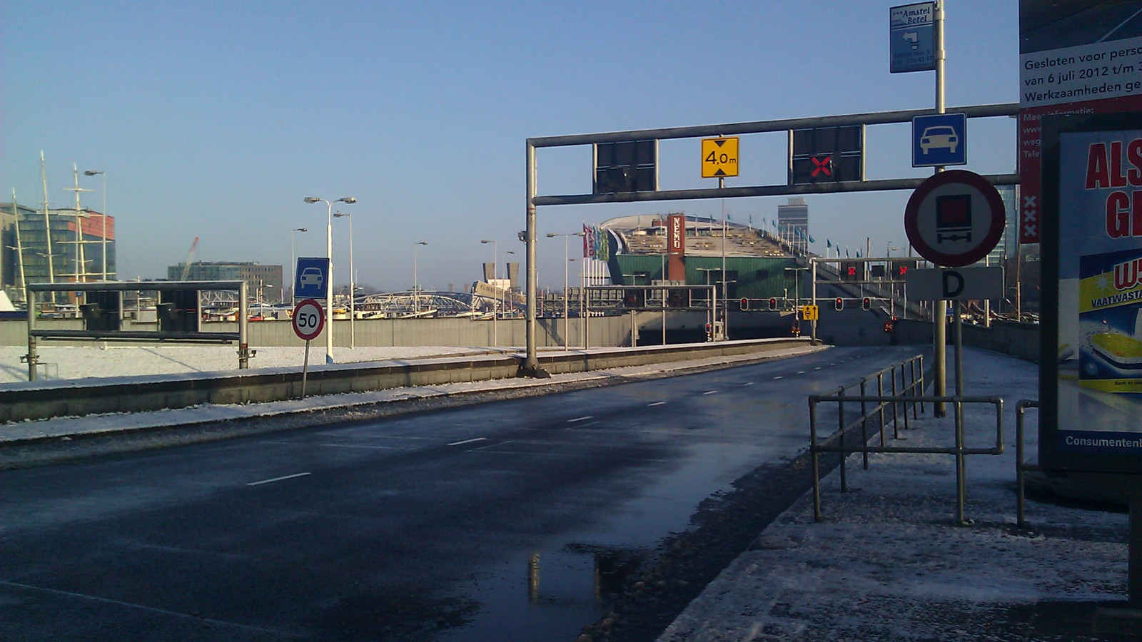 IJtunnel weer open na stroomstoring NH Nieuws IJtunnel weer open na stroomstoring NH Nieuws